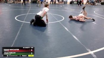 105 lbs Cons. Round 3 - Colin Phelan, Victory Elite vs Isaiah Waycaster, Wave WC