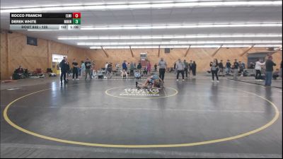 135 lbs Final - Rocco Franchi, Elmira Heights vs Derek White, Mount Joy