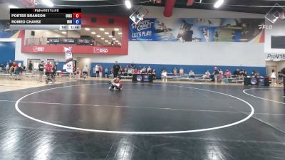 96 lbs Porter Branson, Oregon vs Romeo Chavez, Indiana