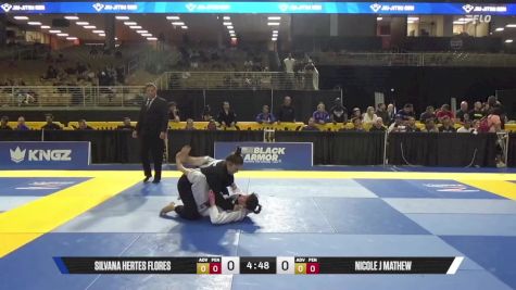 Nicole J Mathew vs Silvana Hertes Flores 2025 Pan Jiu Jitsu IBJJF Championship