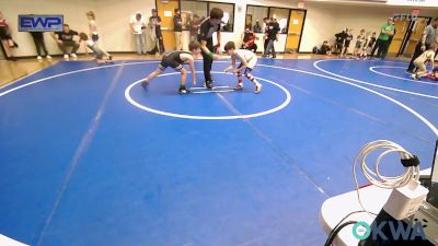 67 lbs Semifinal - Hudson Smith, Salina Wrestling Club vs Kaysum Mosby, Wyandotte Youth Wrestling