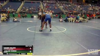 3A 220 lbs Cons. Round 2 - Jaquaid Owens, Dudley vs Xavier Wilson, Eastern Guilford