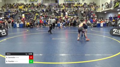 96 lbs Consy 2 - Seamus Connole, Rambler W.C. vs Brecken Postler, Alpha ...