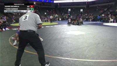 106 lbs Consi Of 8 #1 - Xavier Escamilla, Exeter Union (CS) vs Chris Qureshi, Fountain Valley (SS)