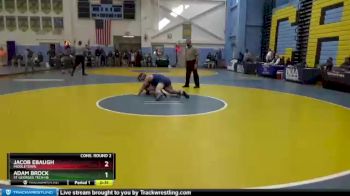 152 lbs Cons. Round 2 - Jacob Ebaugh, Middletown vs Adam Brock, St Georges Tech HS