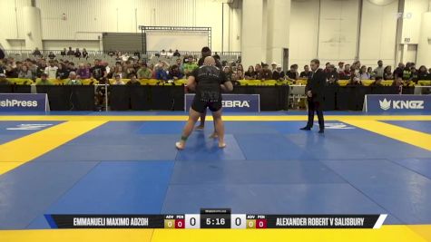 Alexander Robert V Salisbury vs Emmanueli Maximo Adzoh 2025 World IBJJF Jiu-Jitsu No-Gi Championship