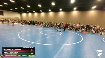 41-42 lbs 1st Place Match - Annalise Garcia, Wesley Club Wrestling vs Mariana Alcantara, Amped Wrestling Club