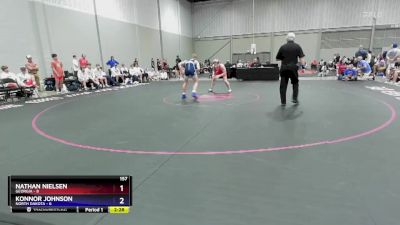 157 lbs Round 3 (8 Team) - NATHAN NIELSEN, Georgia vs Konnor Johnson, North Dakota