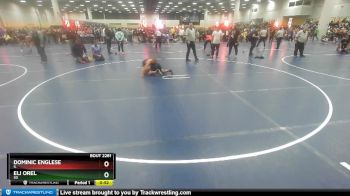 84 lbs Cons. Round 1 - Eli Orel, SD vs Dominic Englese, IL