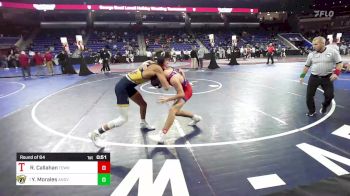 132 lbs Round Of 64 - Ryan Callahan, Tewksbury vs Yandel Morales, Andover