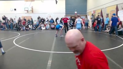 110 lbs 1st Place Match - Lilyana Erekson, McCall Wrestling Club vs Blayklee Pincock, Thunder Ridge Outlaws Wrestling Club