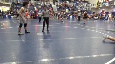 250 lbs Semifinal - Colton Williams, Lampeter - Strasburg vs Mason Miller, Swamp Fox W.C.