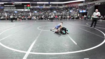 75 lbs Consi Of 8 #2 - Snyder Kurtz, Slyfox Wrestling Academy vs Hudson Taylor, Slyfox Wrestling Academy