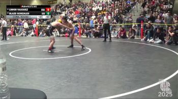 122 lbs Cons. Round 1 - Linkin Vasquez, Wright Wrestling Academy vs Blaze Gonzales, Anderson Attack WC