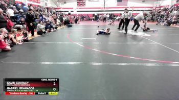 55 lbs Cons. Round 1 - Gavin Gourley, Odessa Youth Wrestling vs Gabriel Granados, Lexington Youth Wrestling Club