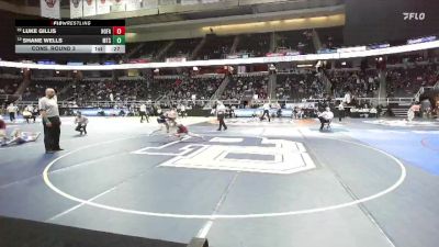 II-124 lbs Cons. Round 3 - Luke Gillis, Hoosick Falls vs Shane Wells, Mount Sinai