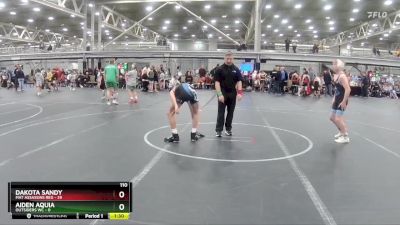 110 lbs Round 3 (4 Team) - Dakota Sandy, Mat Assassins Red vs Aiden Aquia, Outsiders WC