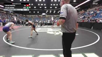 120 lbs Semifinal - Rylee Burke, Kansas City - Piper HS vs Taylie Heston, Topeka-Seaman Hs