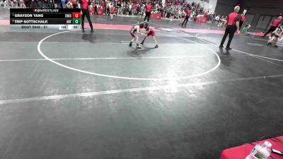 51 lbs 3rd Place Match - Grayson Yang, CrassTrained: Weigh In Club vs Trip Gottschalk, Antigo