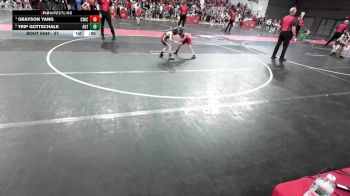 51 lbs 3rd Place Match - Grayson Yang, CrassTrained: Weigh In Club vs Trip Gottschalk, Antigo