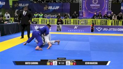 Kevin Mahecha vs Mateo Cardona 2026 European Jiu-Jitsu IBJJF Championship