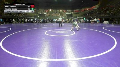 167 lbs Round Of 32 - Kano Graves, Bishop vs William Small, Tehachapi