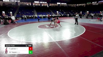 190 lbs Quarterfinal - Tom LaCroix, Pinkerton Academy vs Michael Toppan, Gloucester