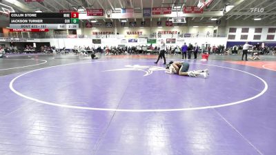 197 lbs Cons. Round 4 - Jackson Turner, Cornerstone vs Collin Stone, Midland (Neb.)