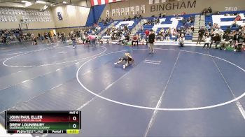 57-60 lbs Round 2 - John Paul Eller, Charger Wrestling Club vs Drew Lounsbury, Sanderson Wrestling Academy