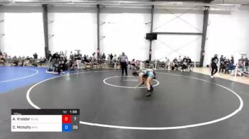 55 kg Prelims - Anna Kreider, Wrestle Like A Girl 1 vs Corinne Mcnulty, Wyoming Seminary (W)
