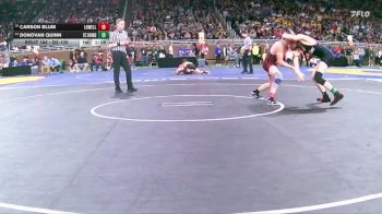 D2-126 lbs Quarterfinal - Donovan Quinn, St Johns vs Carson Blum, Lowell