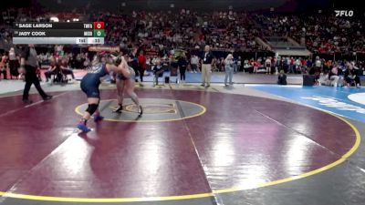 190 lbs Cons. Round 1 - Jady Cook, Middleton vs Sage Larson, Twin Falls