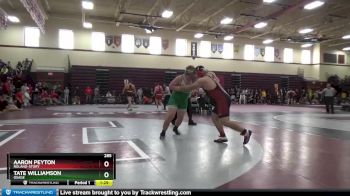 285 lbs Cons. Round 2 - Tate Williamson, Osage vs Aaron Peyton, Roland-Story