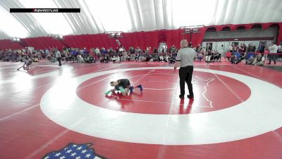 14U Boys - 75 lbs Quarters - Preston York, Cadott Wrestling Club vs Kolton Delebreau, Luxemburg-Casco Wrestling Club