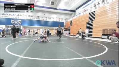 52-55 lbs Consolation - Tyler Lindsey, Clinton Youth Wrestling vs Nolan Ortiz, Shelton Wrestling Academy