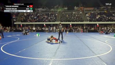 55 lbs Quarterfinal - Collin Krumrei, Grapplers vs Rogan Nolan, Big Game Wrestling Club