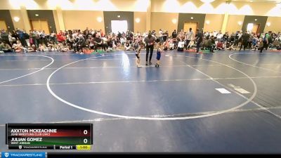 42 lbs Cons. Round 2 - Axxton Mckeachnie, Juab Wrestling Club (JWC) vs Julian Gomez, West Jordan