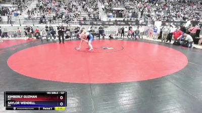 127 lbs Cons. Round 4 - Kimberly Guzman, NV vs Saylor Wendell, NV