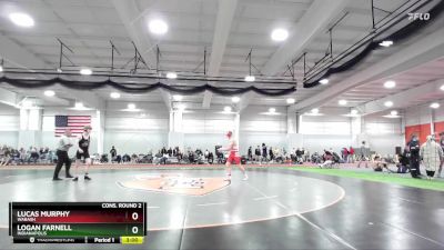 165 lbs Cons. Round 2 - Logan Farnell, Indianapolis vs Lucas Murphy, Wabash