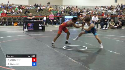 55 kg Quarters - Kenneth Crosby, NMU Training Center vs Zachary Silvis, Minn Storm/NYAC