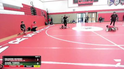 48-55 lbs Round 4 - Daniel Torres, Mat Demon Wrestling Club vs DeAndre Romero, Victory Wrestling-Central WA