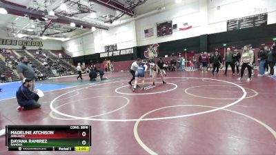 135 lbs Cons. Semi - Dayana Ramirez, Ramona vs Madeline Atchison, Adelanto