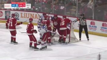 Carter George Makes Goal Line Save To Keep The Greyhounds In The Game