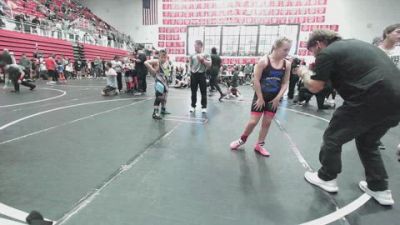 100-110 lbs Rr Rnd 2 - Savannah Reilly, Tulsa Blue T Panthers vs Wyatt Davis, Moodys Wrestling Club