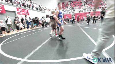 100-110 lbs Rr Rnd 5 - Lane Richison, Rough Riders vs Beckham Leniger, Choctaw Ironman