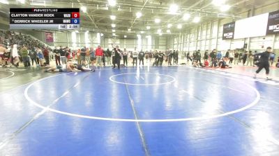 285 lbs Champ. Round 1 - Clayton Vander Hoek, Washington vs Derrick Wheeler Jr, Mt Adams Wrestling Club