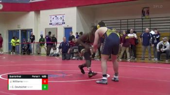 220 lbs Quarterfinal - Clayton Deutscher, New Prairie vs Josiah Williams, Penn