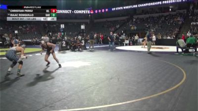 120 lbs Consi Of 8 #1 - Christian Perez, Del Oro (SJ) vs Isaac Ronquillo, Bakersfield (CS)