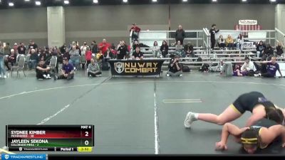 191 lbs Placement Matches (16 Team) - Sydnee Kimber, McKendree vs Jayleen Sekona, Colorado Mesa