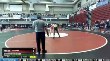 182 lbs Champ. Round 1 - Lucien Lefebvre, McMinnville vs DeMario Gonzales, Roosevelt